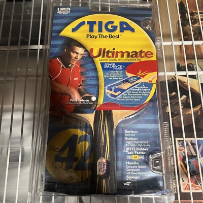 STIGA NOS Ultimate Power Balance Handle Tournament Ping Pong  Peter Karlsson New