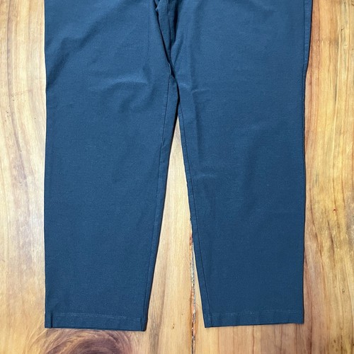 Eileen Fisher Women's Pants 2X Knit Viscose Nylon Pull on Plus Gray Career KK13 - Picture 2 of 7