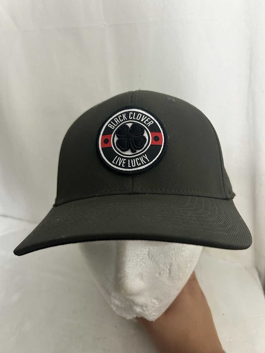 1.10 One Ten Black Clover Live Lucky Gray Adjustable Baseball Cap
