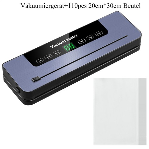 120W Vakuumiergerät Vakuumierer Einschweißgerät Folienschweißgerät mit Beutel - Bild 38 von 59