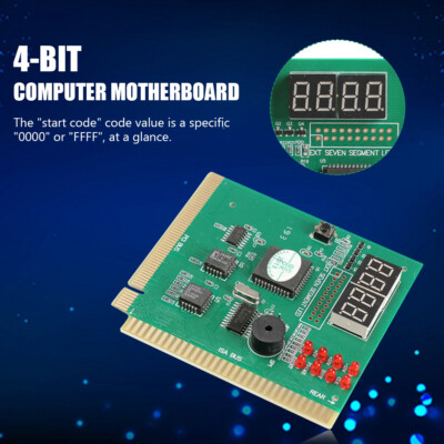 Motherboard Diagnostic Card 4-Digit POST Diagnostic Card For PC - PCI ...