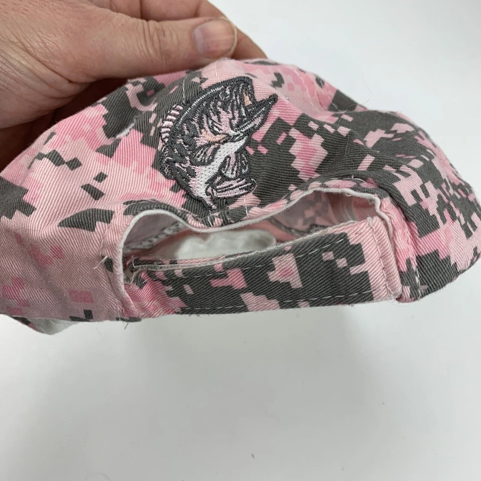 Gorra de béisbol ajustable Bass Pro Shops rosa camuflaje niño pequeño Foto 2 de 3