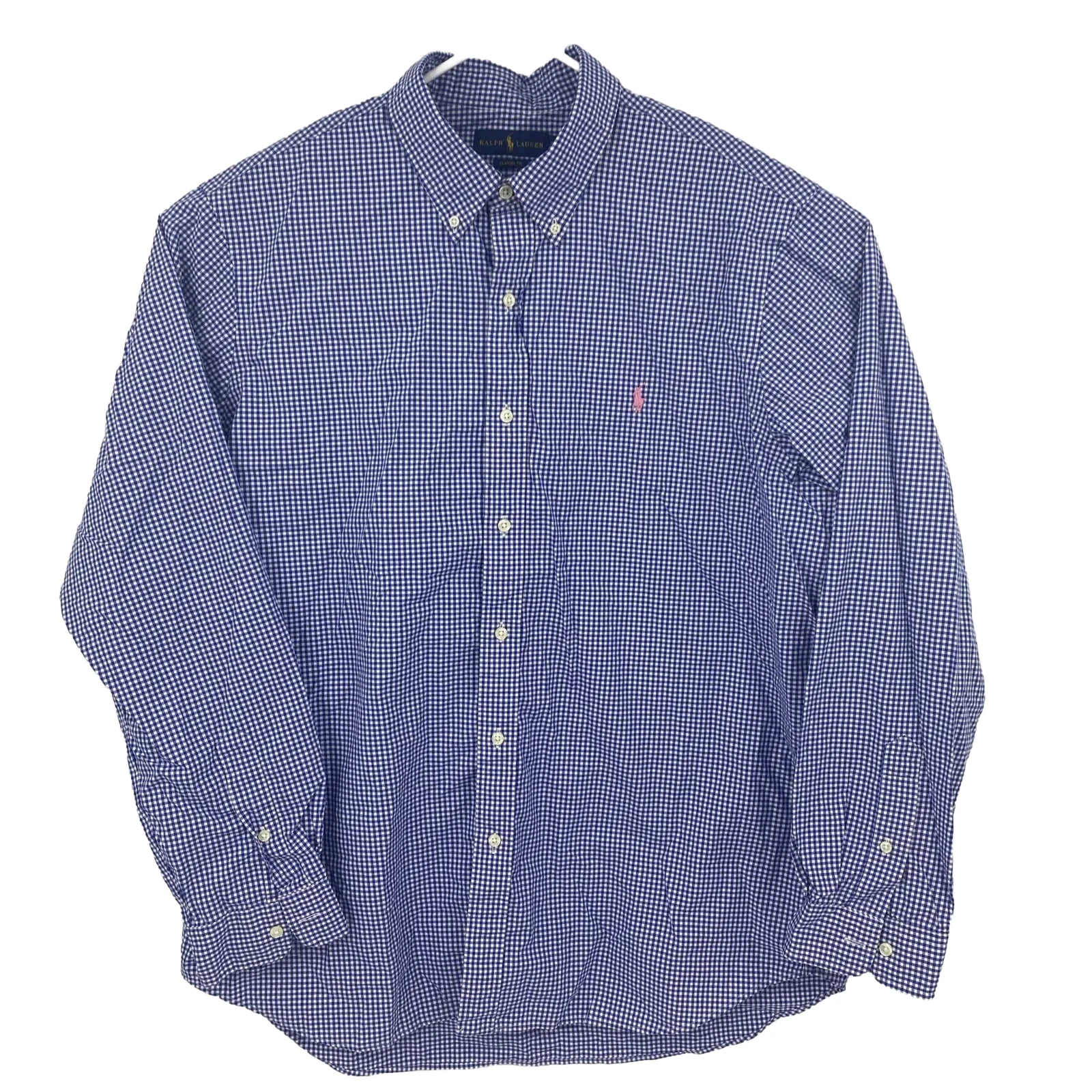 Polo Ralph Lauren Classic Fit Mens Check Long Sleeve Button Down Shirt Sz 2XL