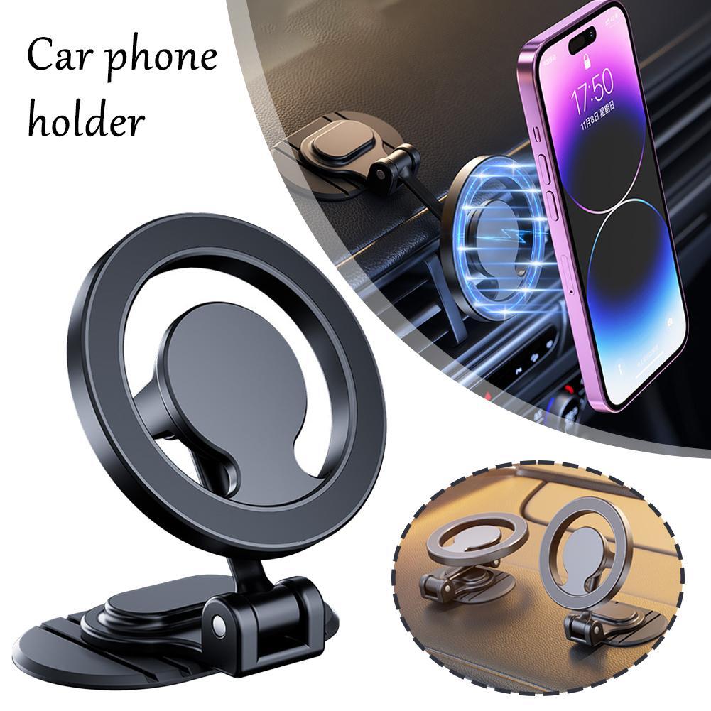 Car Phone Holder Magnetic Attraction Universal Adjustment Rotation Y7H7 уо