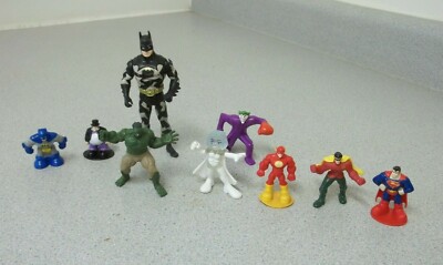 Super Hero Super Villain figures TM & DC COMICS Kenner Hasbro Marvel McDonalds