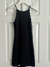 IZ Byer Scalloped Short Little Black Dress Size XS