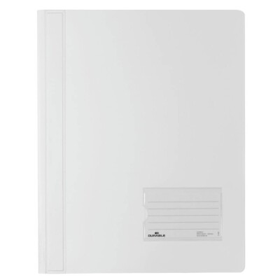 10 DURABLE Schnellhefter DURALUX weiß DIN A4 überbreit 979268002
