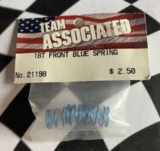 TEAM ASSOCIATED RC18T 21198 FRONT BLUE ALUMINUM SPRINGS