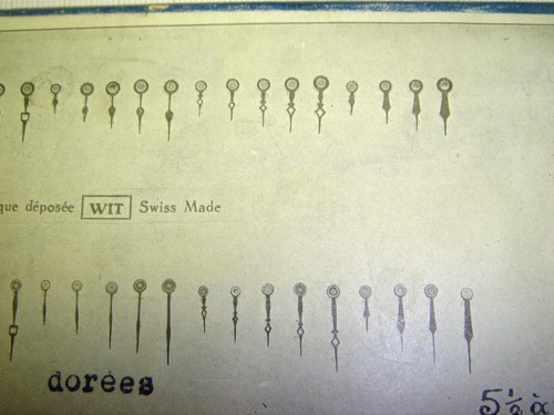 1 CARTE DE 24 PAIRES AIGUILLES NEUVES POUR MONTRES BRACELET 5''' 1/2 A 10''' 1/2 - Picture 6 of 6