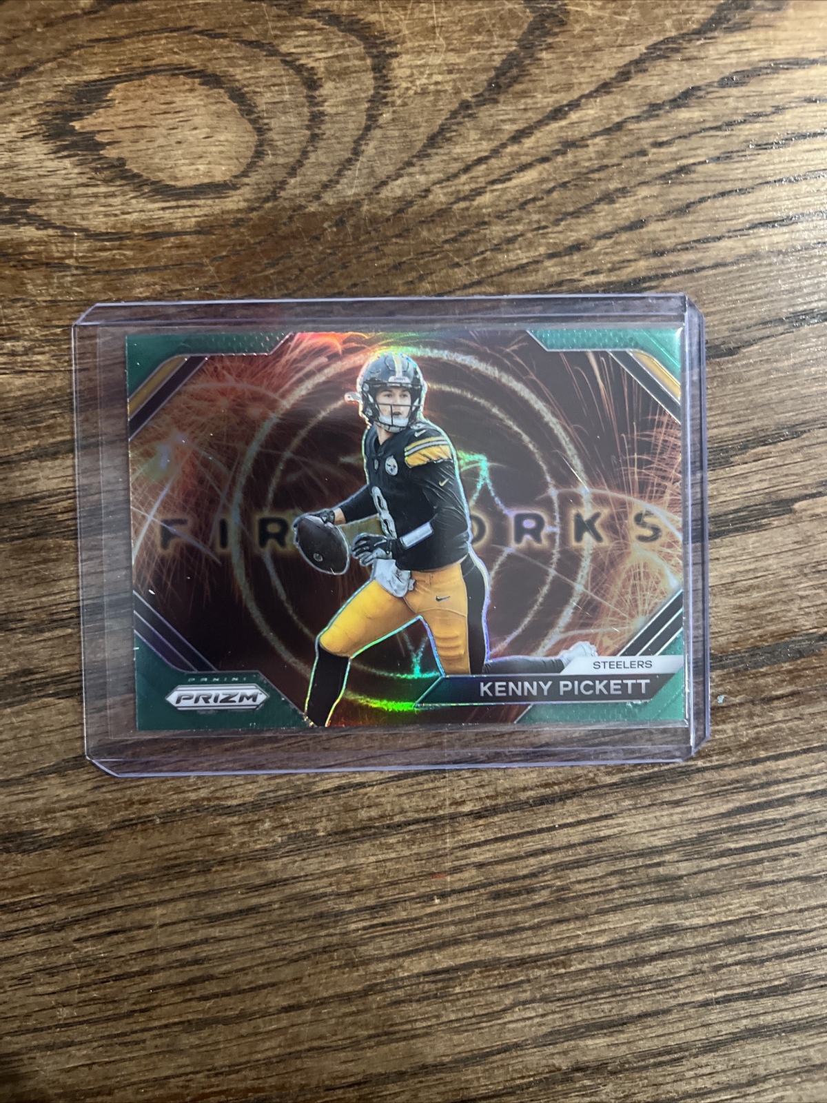 2023 Panini Prizm KENNY PICKETT Fireworks Green Prizm F9 Steelers eBay