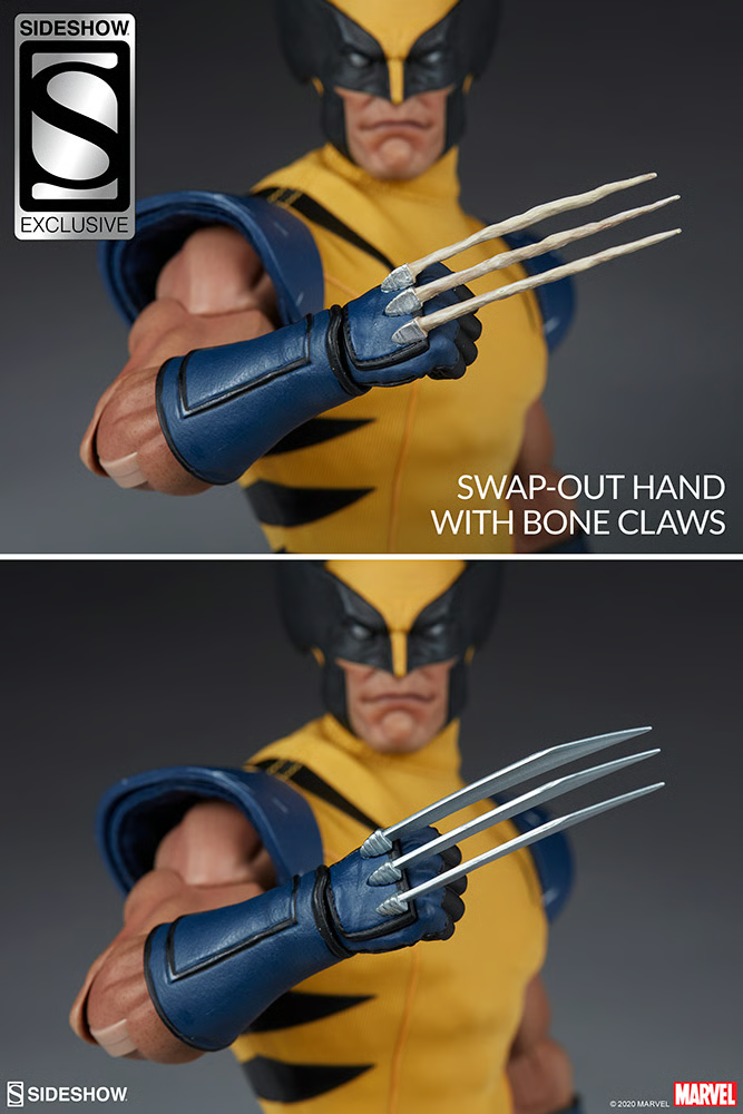 1/6 Scale Marvel X-Men Wolverine Exclusive Figure Sideshow USED