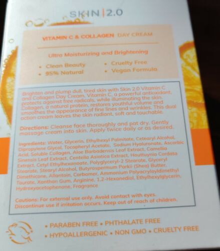 Crema de día de vitamina C y colágeno - Imagen 2 de 3