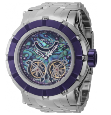 Invicta Reserve S1 Rally Automatic Men's 54mm Diamond Abalone Dial
