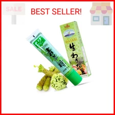 Authentic Japanese Wasabi Paste in Tube for Sushi, Sashimi, Poke Bowl - 1 Pack