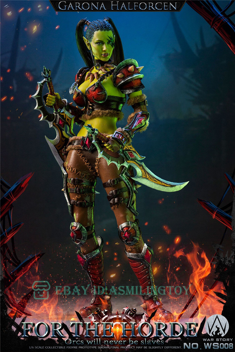 War Story WS008 WOW Garona Orc Female Assassin 1/6 Action Figures