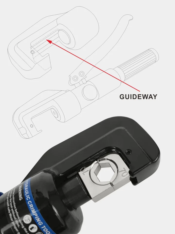 Hydraulic Crimping Tools Cable Lug Crimper Electrical Terminal Cable Wire Tool - Image 3 of 4