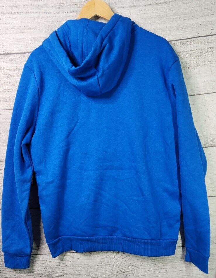 Felpa con cappuccio FILA L blu logo classico uomo nuova con etichette grafica grande nuova con etichette