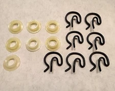 HURST SHIFTER SHIFT ROD CLIPS AND NYLON  BUSHINGS - 7 OF EACH  - 3320001 