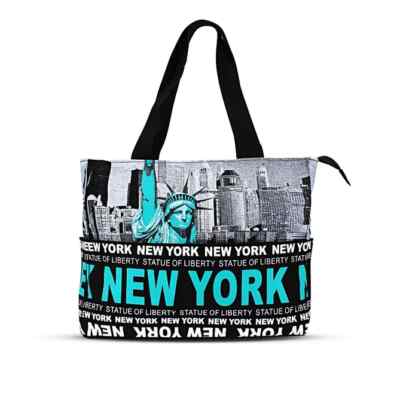 Liberty Skyline New York Monogram Canvas New York Totebag