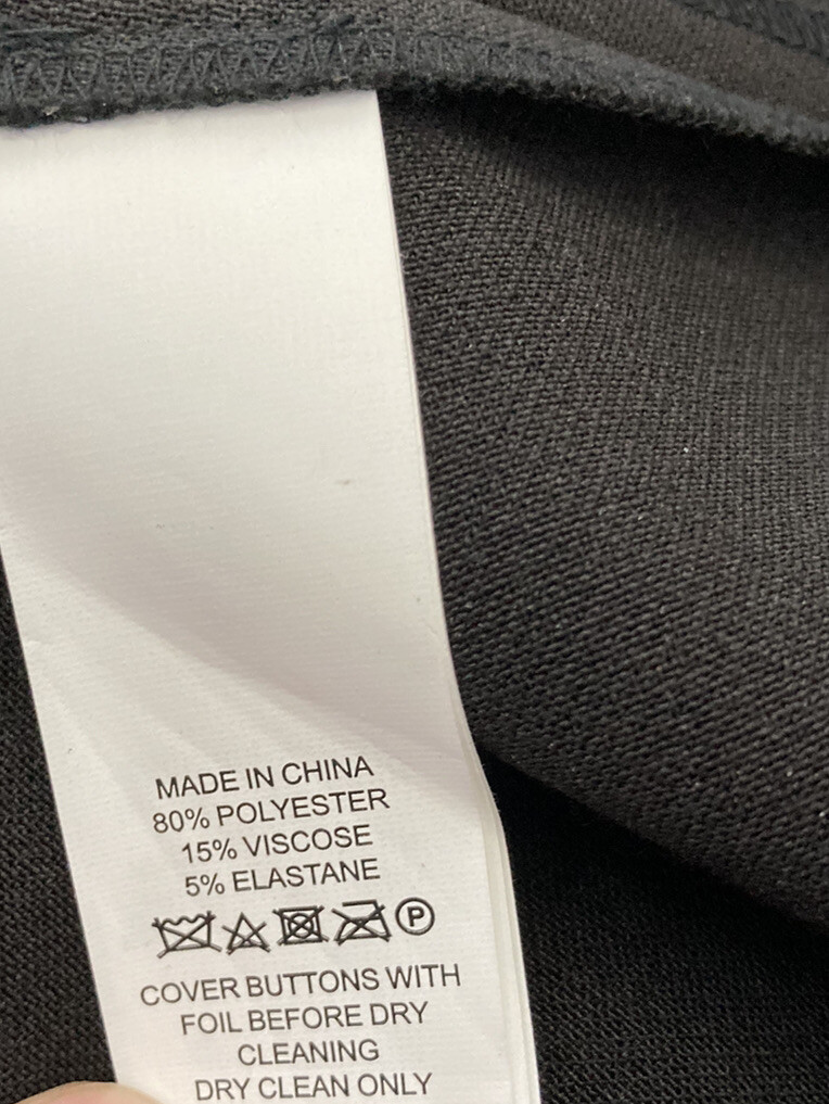 Kate Spade Crepe Military Skirt Black Gold Buttons Mini Size 2 Skirt The Rules thumbnail 3