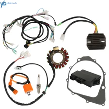 For Yamaha Warrior 350 YFM350X Magneto Stator Ignition Coil Wire Harness CDI Kit
