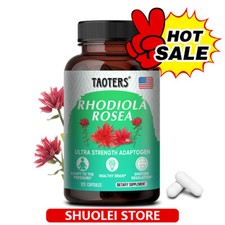 Suplemento Rhodiola Rosea,Promueve el Metabolismo, Antiinflamatorios Alivio el Estrés