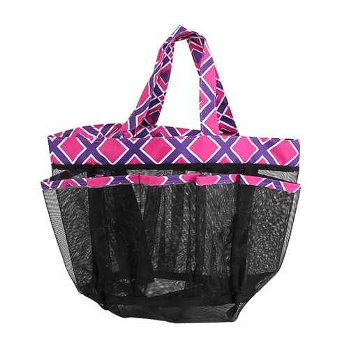 Mesh Shower Caddy Quick Dry Shower Tote 7 Pockets Travel Utility Bath