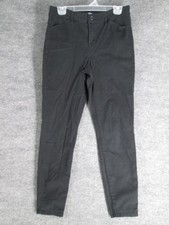 Chaps Women's Black Stretch Cotton Blend Slim Leg Pants Size 4 Casual Work