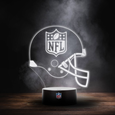 NFL Logo Shield Multi Color LED Leuchtaufsteller in Helmform