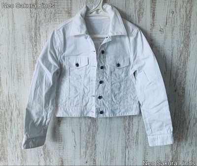 Dolce & Gabbana D&G Denim Jacket Women White Size 36 Blouson Coat