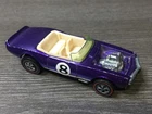 1970 Hot Wheels LIGHT MY FIREBIRD Redline Purple w/ White Interior