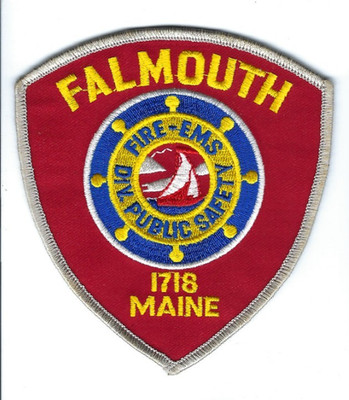Falmouth (Cumberland County) ME Maine Div. Public Safety Fire EMS Dept. patch