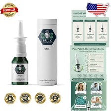 NAD+ Spray 5mg 100 Sprays Pure Nicotinamide Adenine Dinucleotide USA Made