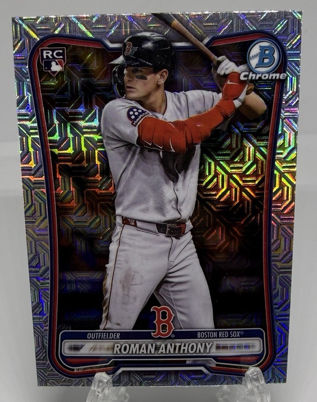 2026 Bowman Chrome Roman Anthony #18 Mojo Refractor Rookie RC Boston Red Sox