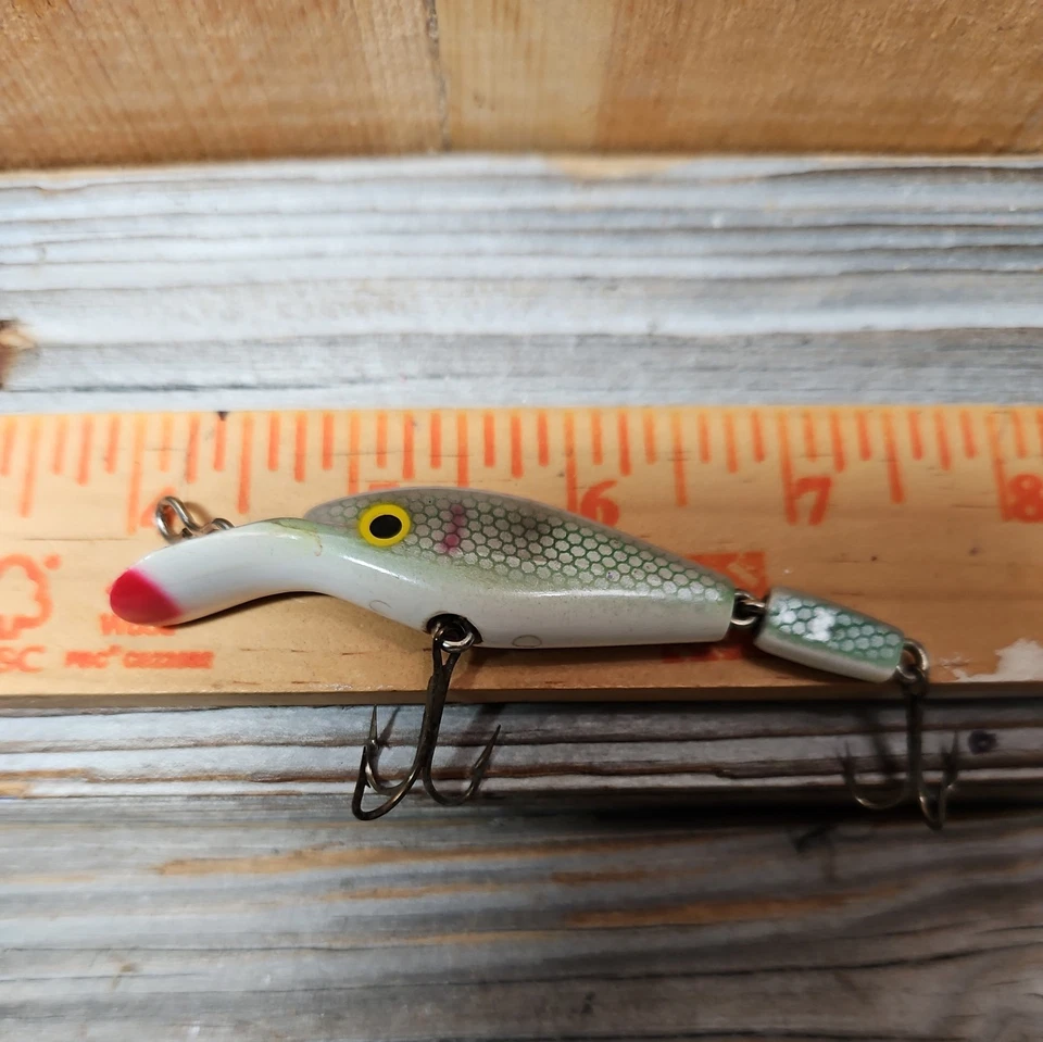 De colección Lazy Ike "SNAPPERTAIL" #ST-3 SH. Señuelo color sábalo. Caja/inserto original.  Foto 3 de 4