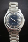Vintage Timex Dynabeat - Blue Dial - Date - Running - 37mm