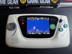 Sega Game Gear Console w/ IPS LCD Screen Upgrade New Glass Lens RECAPPED 9 Games