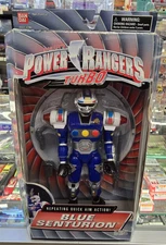 1997 Ban dai Saban's Power Rangers Turbo Blue Senturion Figure Item #2986
