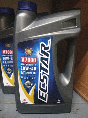 Suzuki ECSTAR V7000 10W-40 Marine Engine Oil   Gal.     9019