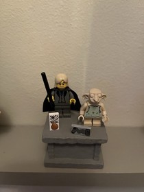 Lego Harry Potter Minifigures Lot from Set 4731 HP017 HP018 + Sock Bone Bag Tile