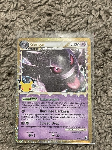 Gengar (Prime) 94/102 Holo ME: 30th Celebration Classic Collection Pokemon NM