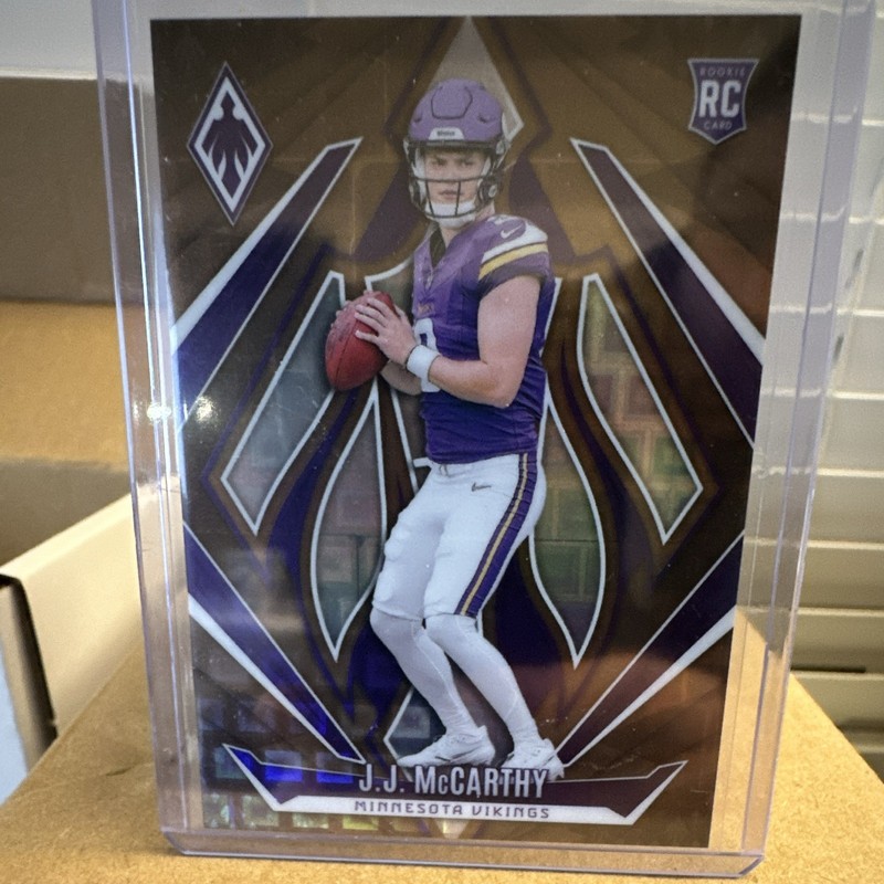 Panini 2024 Phoenix J.J. McCarthy Rookie RC #185 Minnesota Vikings 33/33