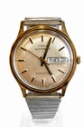 Vintage Timex Automatic Day-Date Watch – Working – Gold Tone – Water Resistant