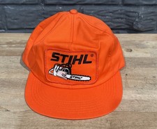 Vintage STIHL chainsaws patch hat by K products made USA - Bad Foam