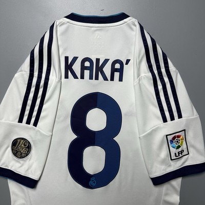 REAL MADRID 2012/2013 FOOTBALL SOCCER HOME JERSEY #8 KAKA SIZE “S