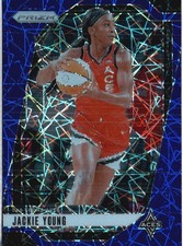 2024 Panini Prizm WNBA #1 Jackie Young Blue Velocity Prizms