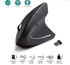 Vertical Mouse Ergonomic 2.4GHz Wireless Optical Mice 3 Adjustable DPI 800/1200