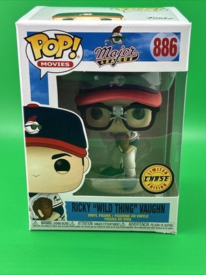 Funko Pop! : Major League - Ricky ''Wild Thing'' Vaughn #886 CHASE Box Damage A126