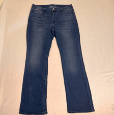 OLD NAVY Women's MID-Rise Wow BOOT-CUT Stretch Wash Denim Jeans Size 14 Tall
