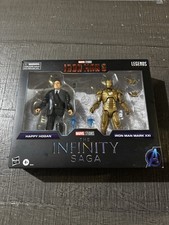 HAPPY HOGAN & IRON MAN MARK XXI Marvel Legends 2 pack 6 figures NEW 3 infinity
